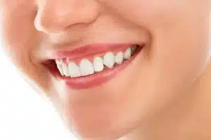woman smiling